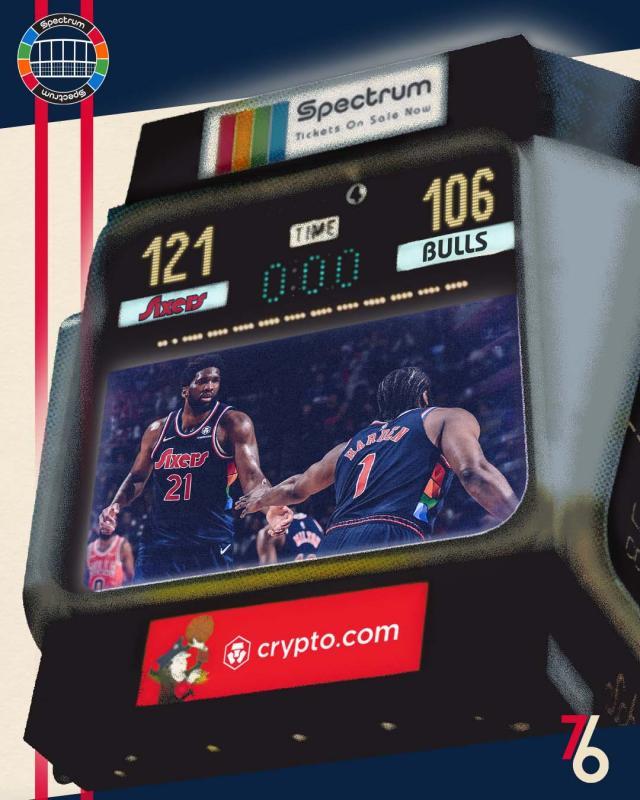 哈登加盟76人前5战全胜！恩比德轰赛季第10次40+10